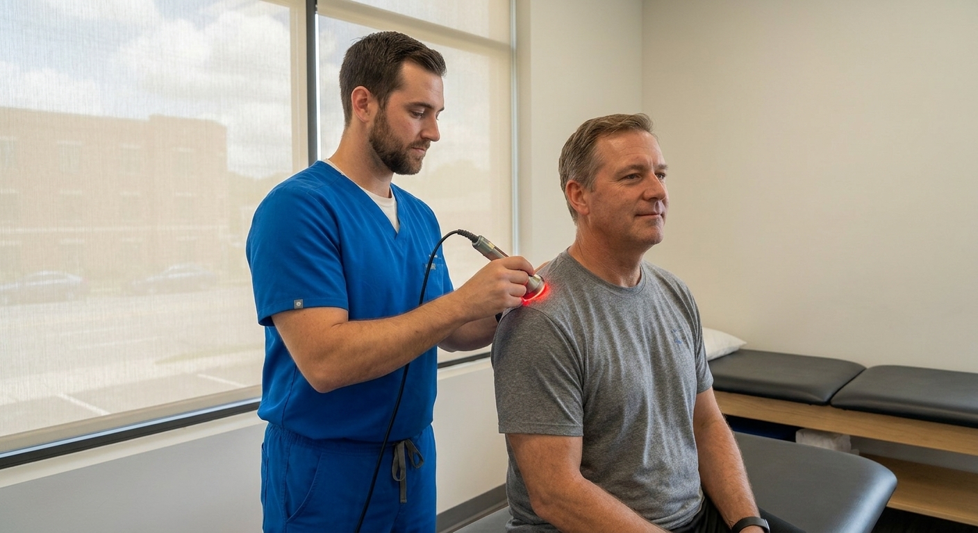 Class IV laser therapy for rotator cuff injuries in Knoxville shoulder treatment