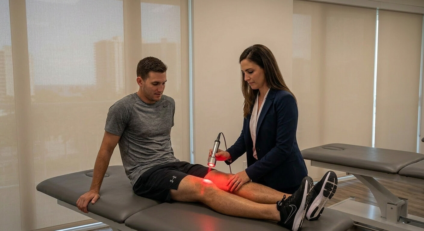 Class IV laser therapy for sports injury recovery in Aventura