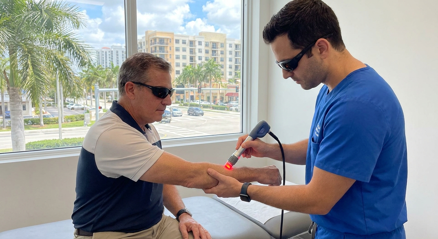 Can Class IV Laser Therapy in Aventura Help Tennis Elbow Pain?