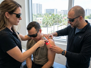 Is Class IV Laser Therapy in Aventura Good for Shoulder Strains?