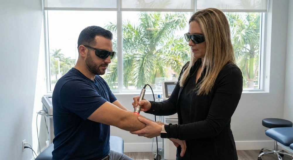 Class IV laser therapy for tennis elbow and golfer’s elbow speeds healing and reduces pain